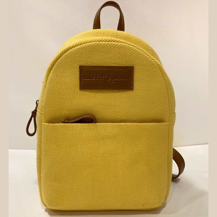 Corn Yellow Backpack | Khes & Cactus Leather | Effortless Style