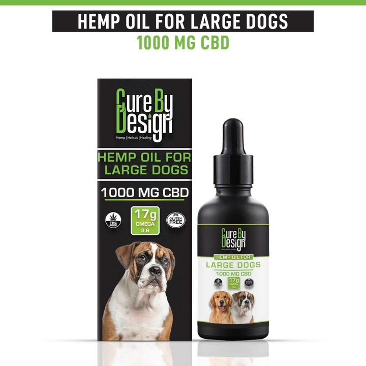 Hemp Seed Oil For Pets | Skin & Fur | Joints | Hemp & CBD Isolate 1000 MG | Vegan | 30 ML