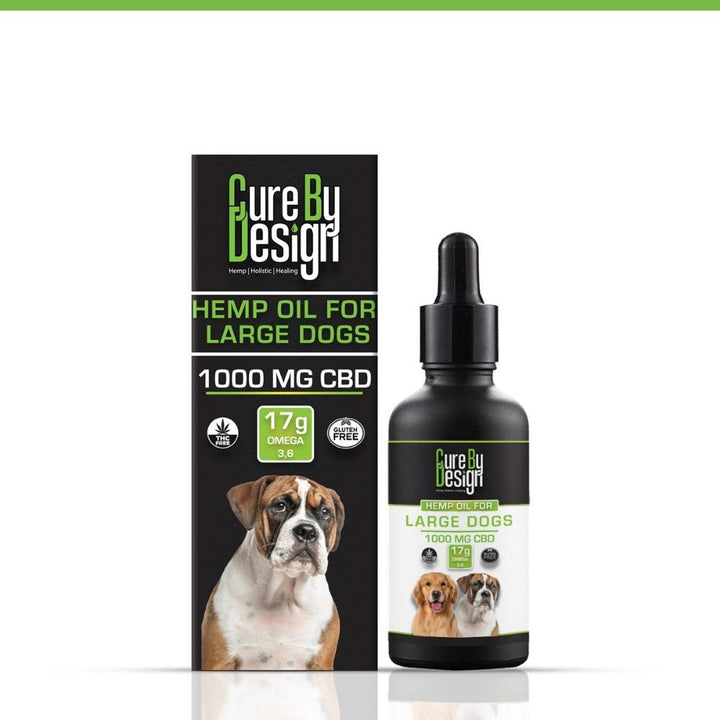 Hemp Seed Oil For Pets | Skin & Fur | Joints | Hemp & CBD Isolate 1000 MG | Vegan | 30 ML