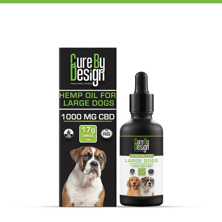 Hemp Seed Oil For Pets | Skin & Fur | Joints | Hemp & CBD Isolate 1000 MG | Vegan | 30 ML