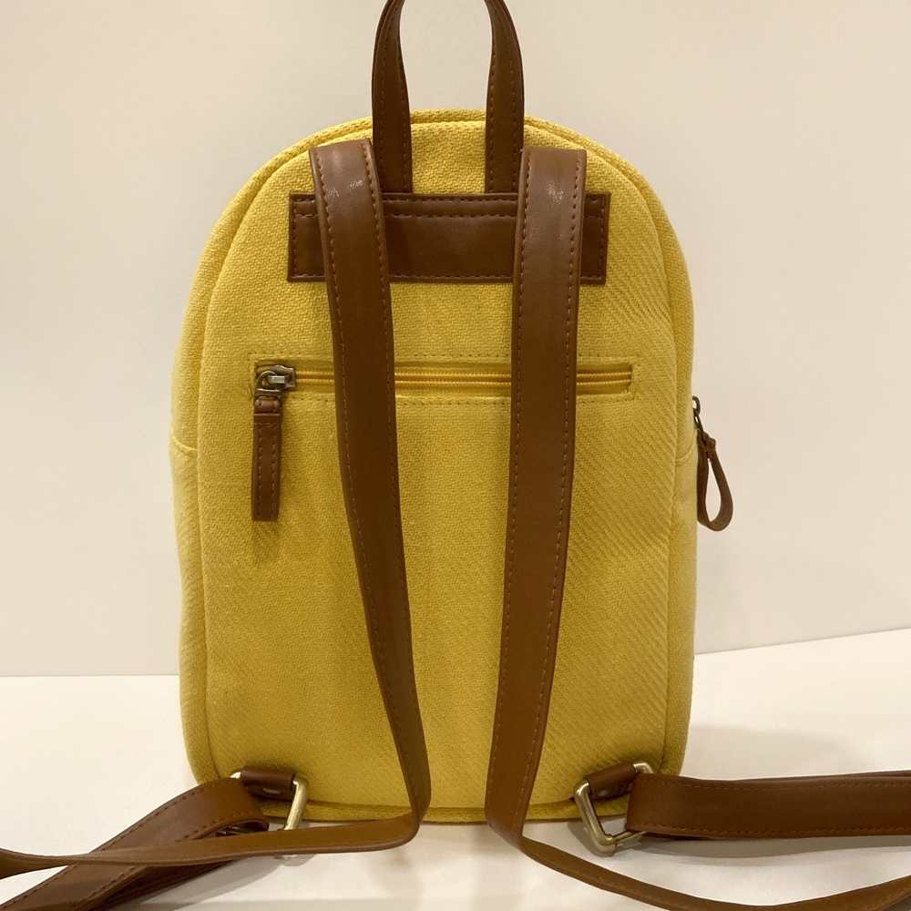 Corn Yellow Backpack | Khes & Cactus Leather | Effortless Style