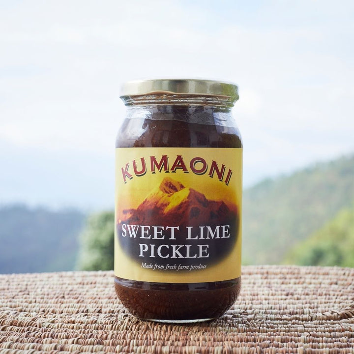 Sweet Lime Pickle | Tangy Flavour | Organic & Fresh Farm Produce | 250 GM Bottle 