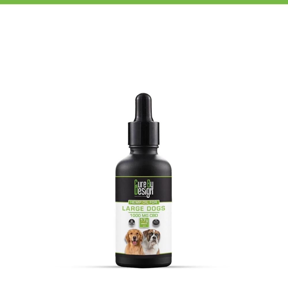 Hemp Seed Oil For Pets | Skin & Fur | Joints | Hemp & CBD Isolate 1000 MG | Vegan | 30 ML