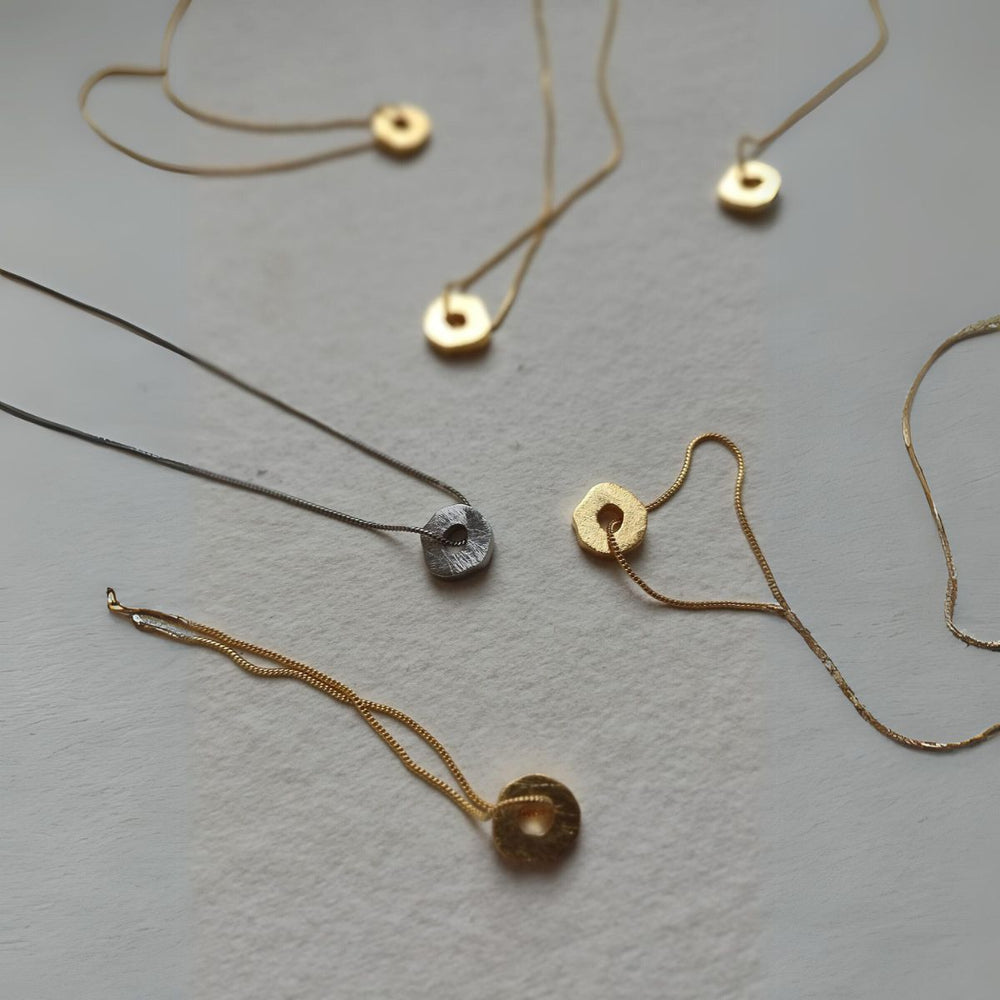 Gold Finish Brass Neckpiece | Bespoke | Made of Brass | Minimal Styling 