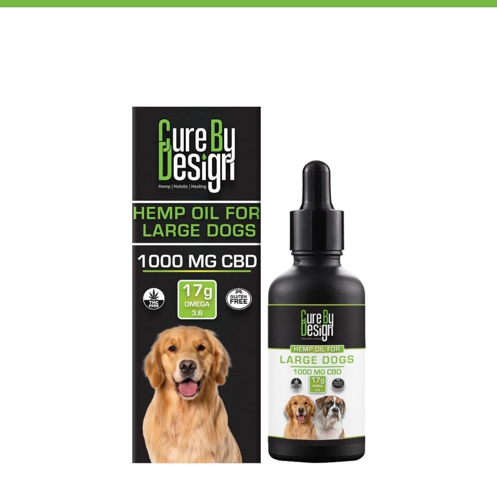 Hemp Seed Oil For Pets | Skin & Fur | Joints | Hemp & CBD Isolate 1000 MG | Vegan | 30 ML