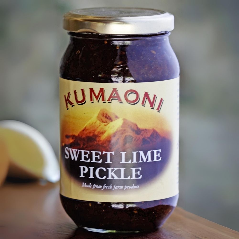 Sweet Lime Pickle | Tangy Flavour | Organic & Fresh Farm Produce | 250 GM Bottle 