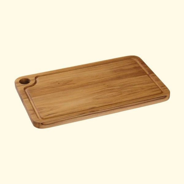 Teakogram Reversible Chopping Board | Teak Wood | Hand-Crafted | Large - 16 Inch