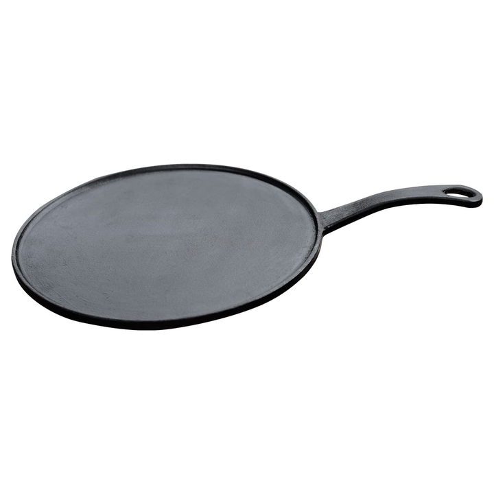 Dosa Tawa | Pre Seasoned | Made of Cast Iron | Toxin Free | Grey & Black | 10 Inches