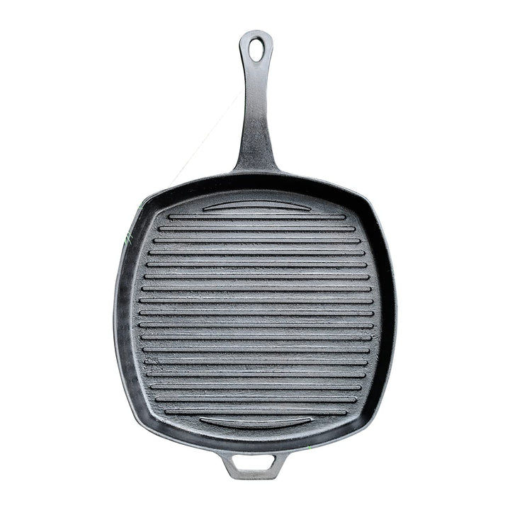 10" Grill Pan | Pre-Seasoned & Ready to Use | Cast Iron | Toxin Free | OTG Friendly