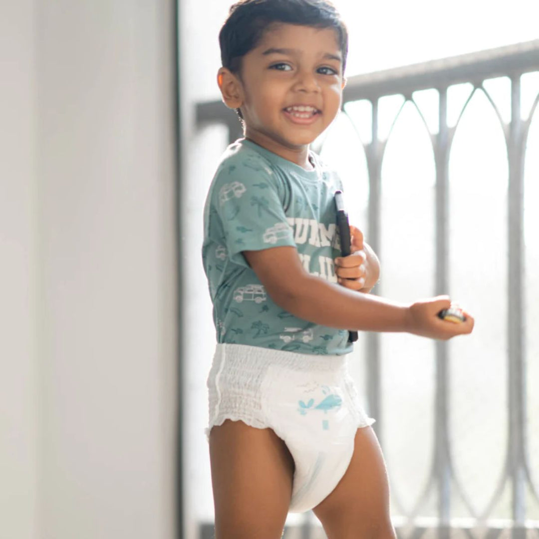 Eco-Friendly Bamboo Diapers | XXL Size / Upto 20 KG | Pant Style | Pack Of 20