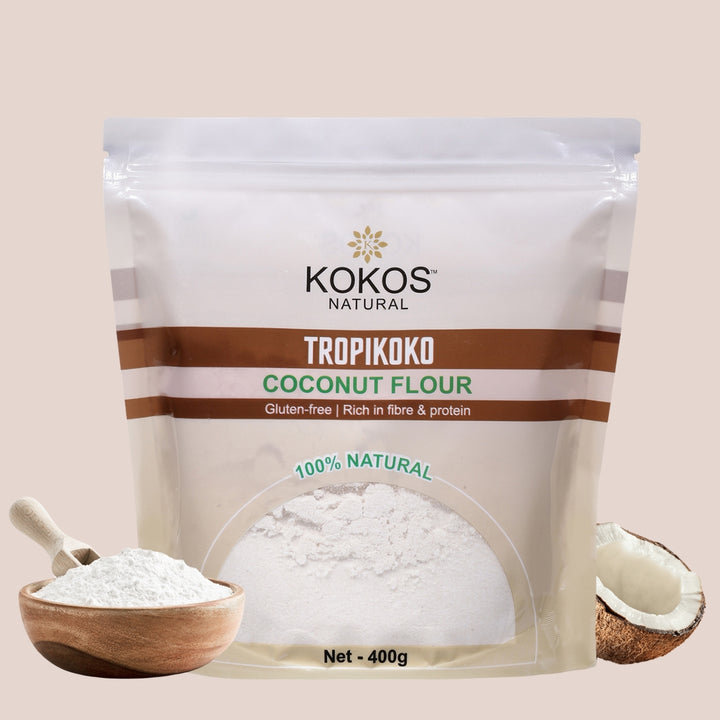 Coconut Flour | Rich In Fibre and Protein | Gluten Free | Aids Metabolism | 400 GM