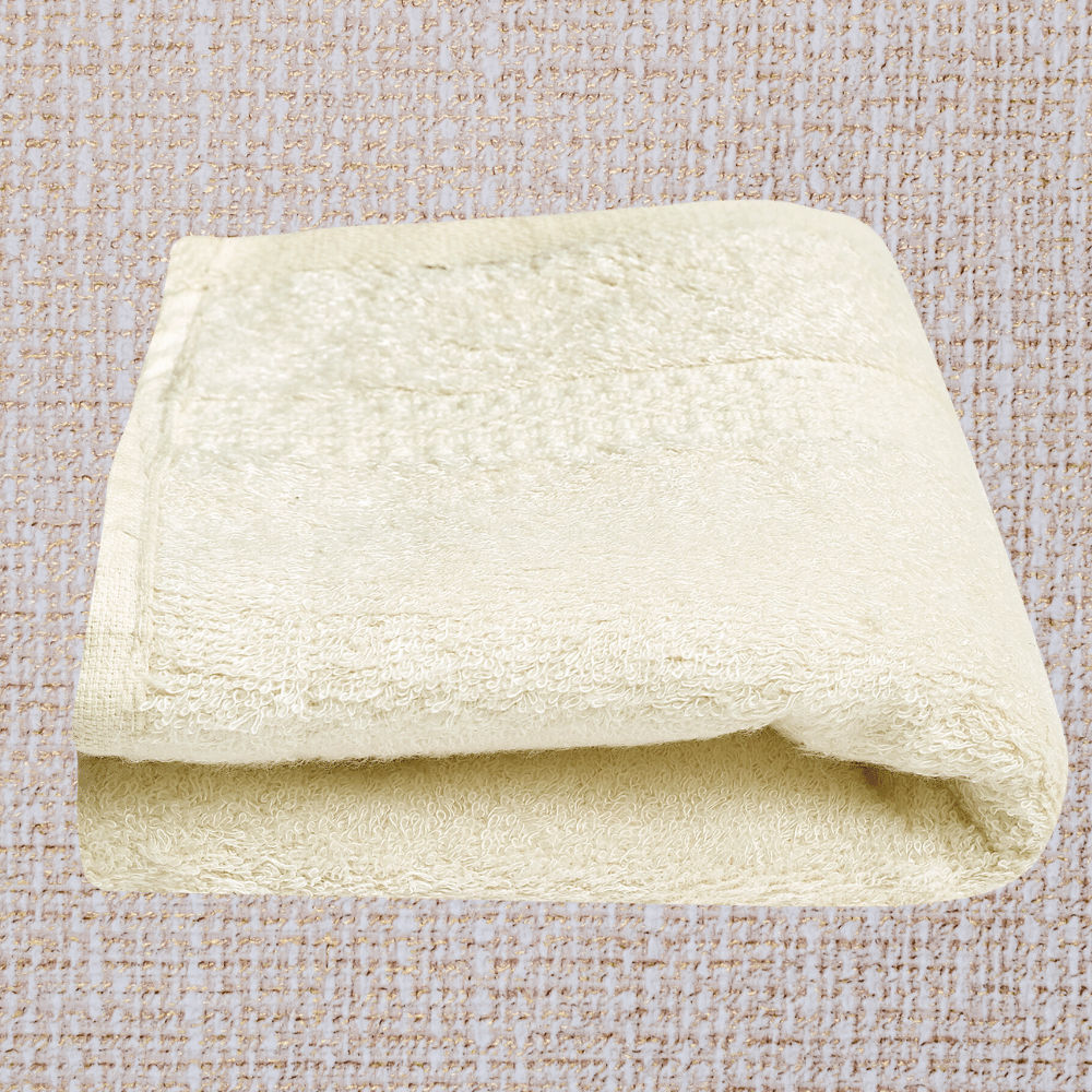 Face Towel | Bamboo Fabric | Soft | Moisture Absorbent | Pack of 2 | Off White & Grey