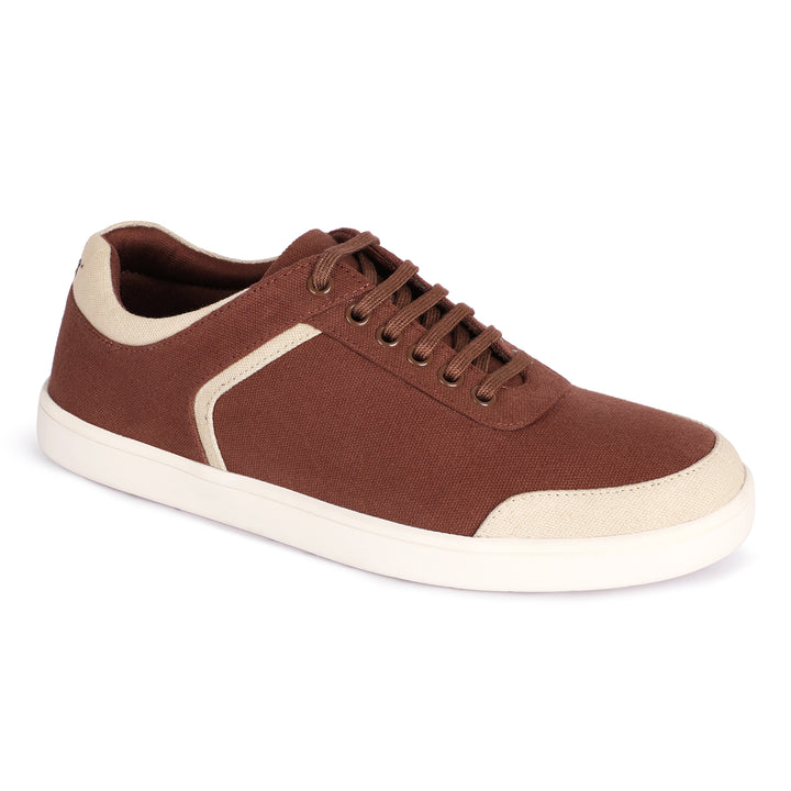 Brown Eco Sneakers | Fusion of Style & Comfort | Water Repellant & Odour Free