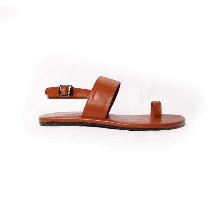 Brown Flat Sandals For Men | Timeless & Versatile Design | Hand-Crafted | Vegan