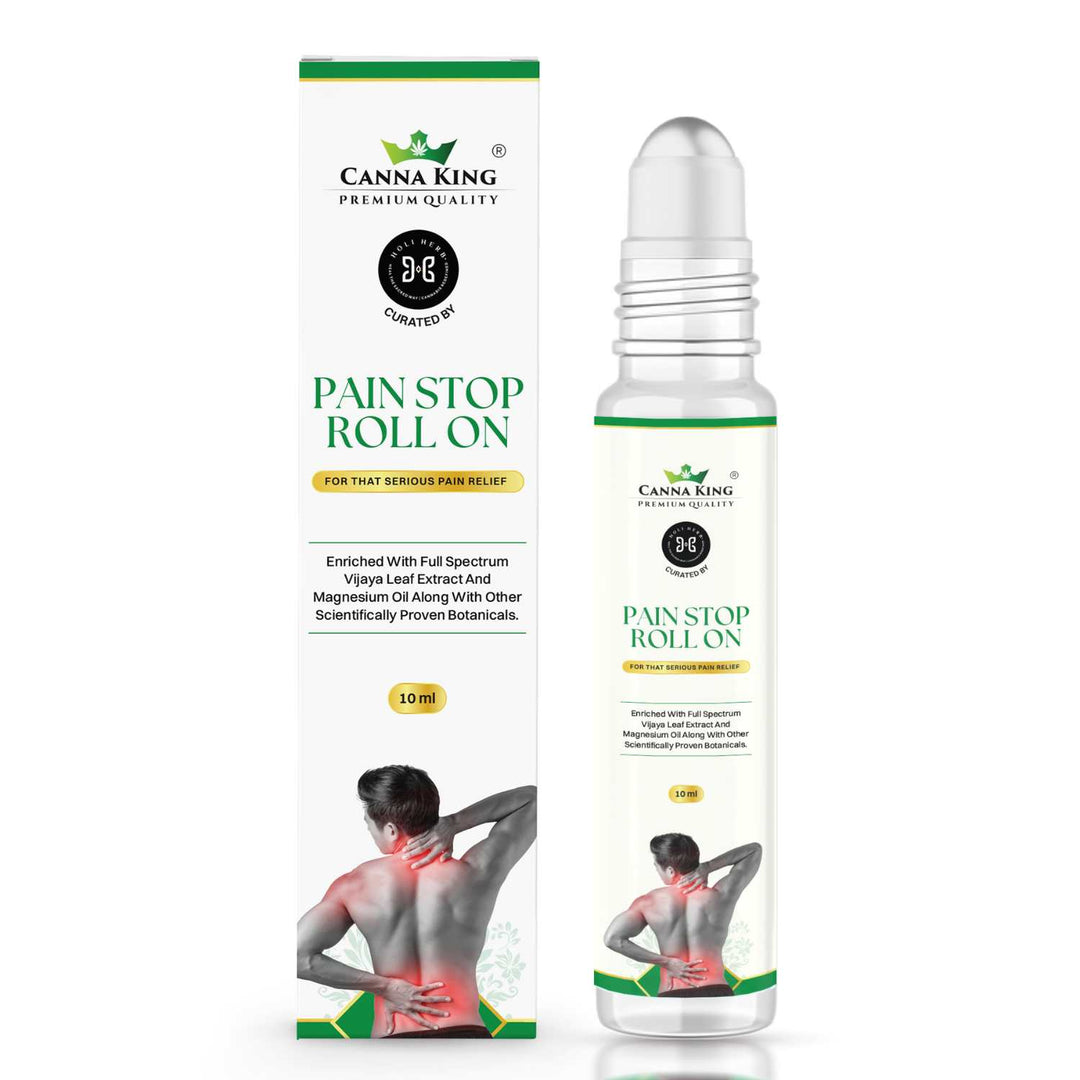 Pain Stop Roll-On | Ultimate Pain Relief | Hemp & Multiple Pain Relieving Herbs | 10 ML