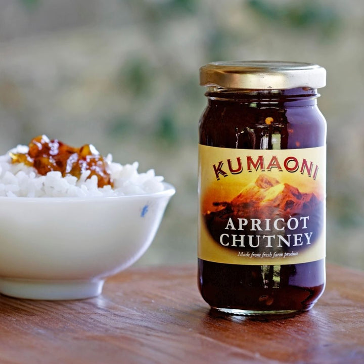 Apricot Fruit Chutney | Condiment From Himalayan Farms | Organic, Natural, Chemical Free and Tasteful | 250 GM  Bottle 