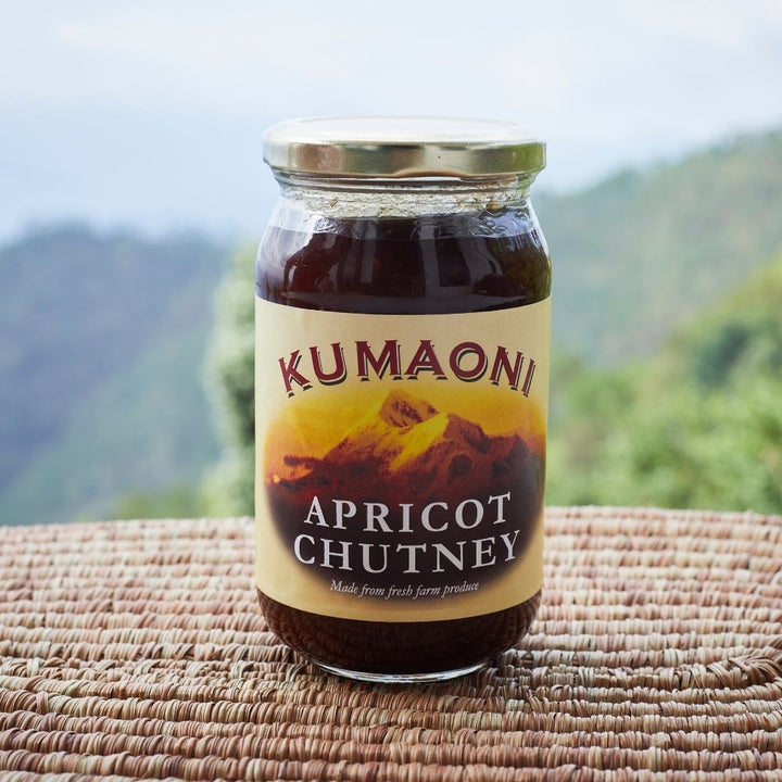 Apricot Fruit Chutney | Condiment From Himalayan Farms | Organic, Natural, Chemical Free and Tasteful | 250 GM  Bottle 