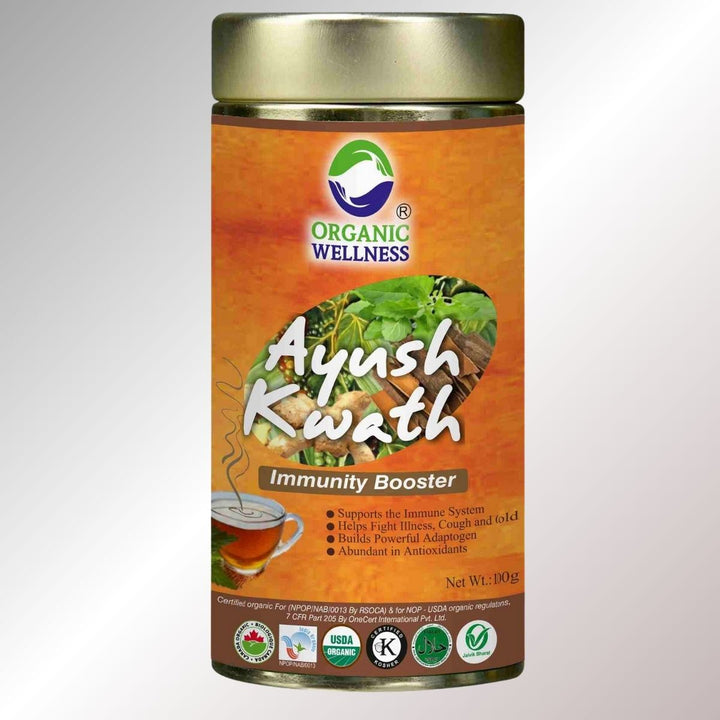 Ayush Kwath  | Organic Blend Of Tulsi | Immunity Booster | Tin Pack Of 100 GM