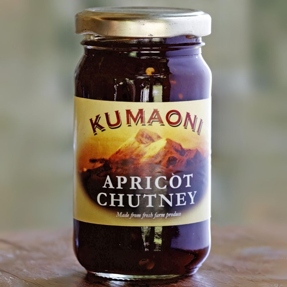 Apricot Fruit Chutney | Condiment From Himalayan Farms | Organic, Natural, Chemical Free and Tasteful | 250 GM  Bottle 