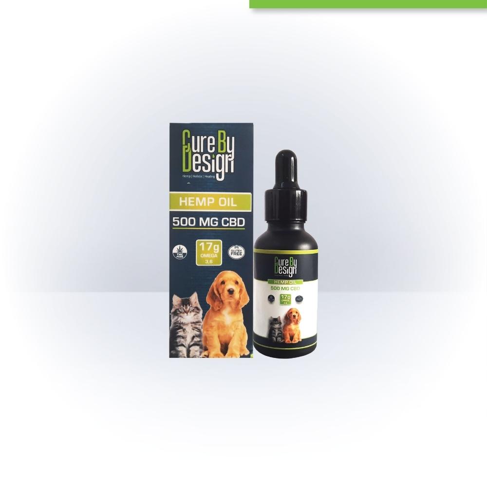 Hemp Seed Oil For Pets | CBD ISOLATE 500 MG | Plant Based | 30 ML