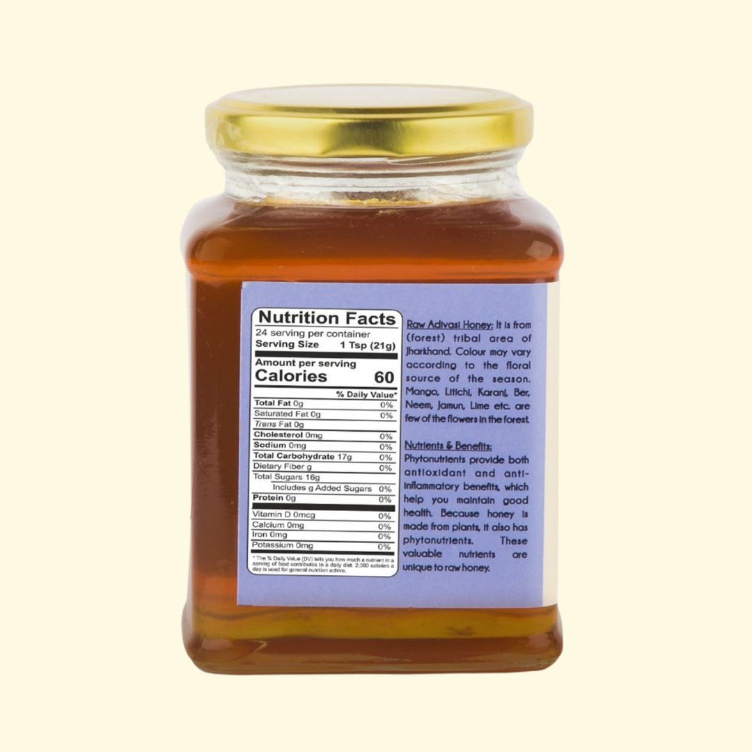 Organic Raw Adivasi Honey | Unprocessed | Chemical-Free | Boost Immunity