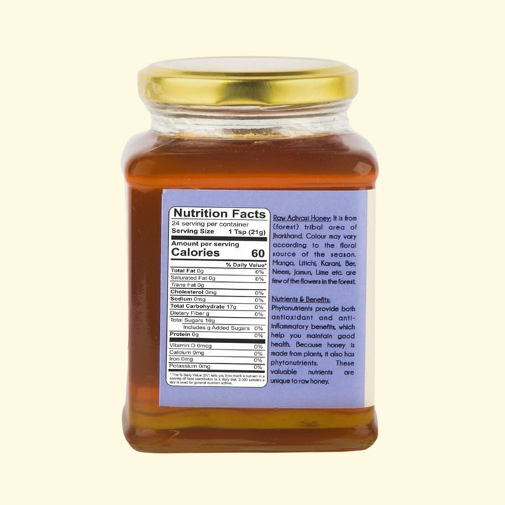 Organic Raw Adivasi Honey | Unprocessed | Chemical-Free | Boost Immunity