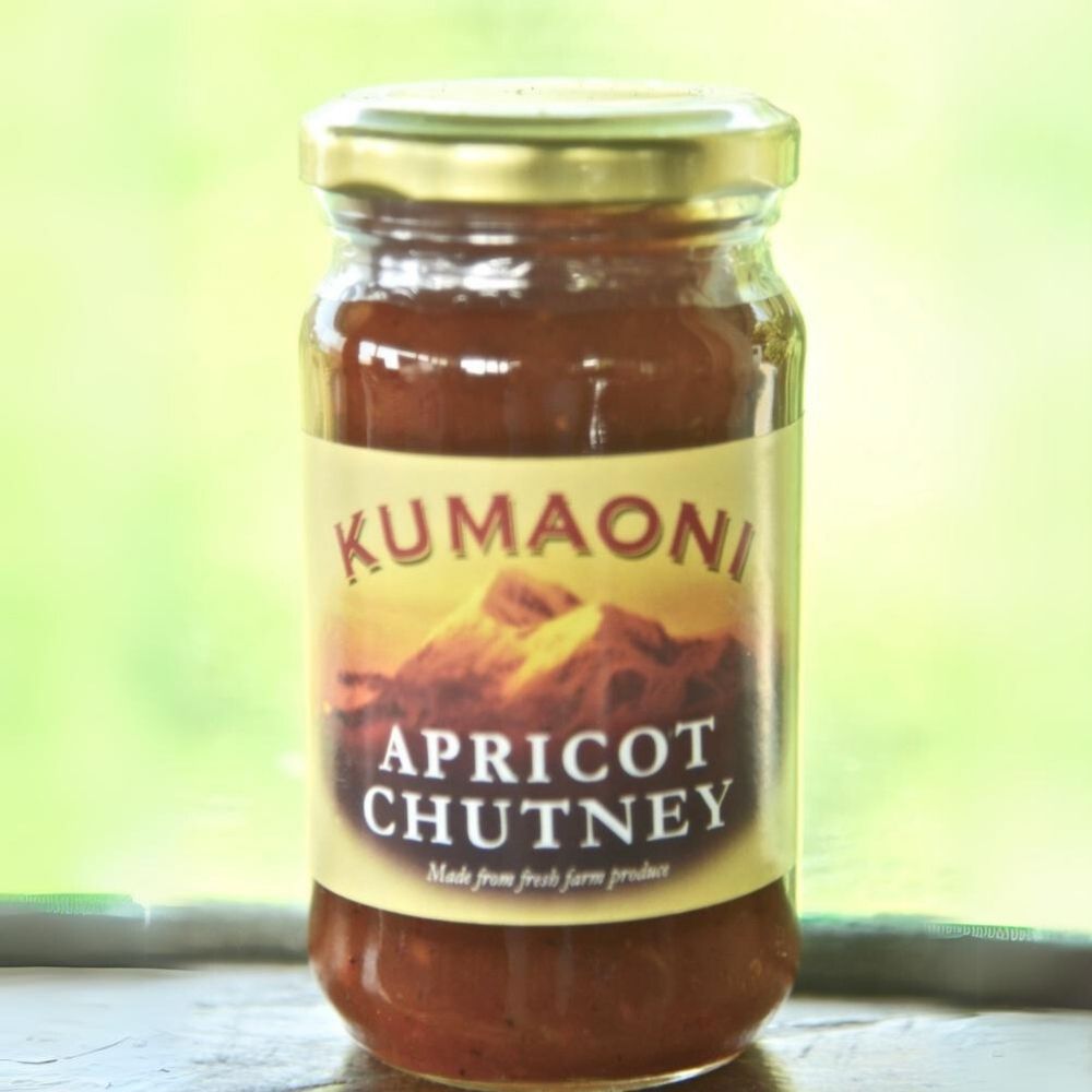 Apricot Fruit Chutney | Condiment From Himalayan Farms | Organic, Natural, Chemical Free and Tasteful | 250 GM  Bottle 