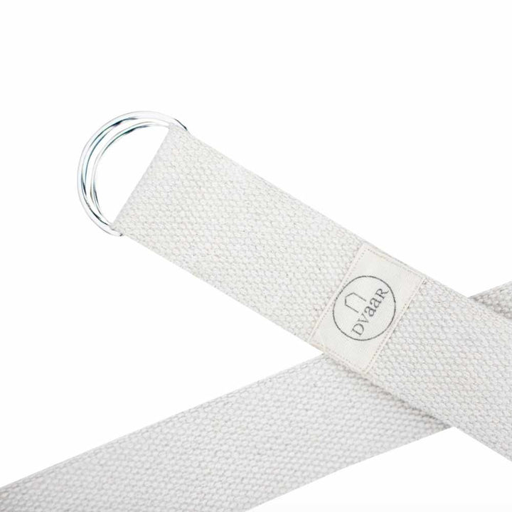 Yoga Rope (Dhyaana) | Made of 100% Cotton with Metal Buckle | Soft & Absorbent