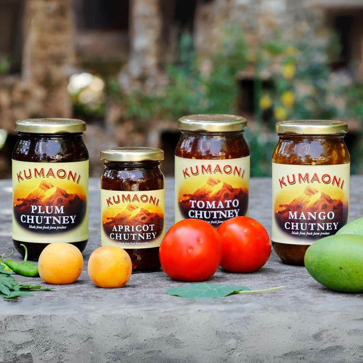 Apricot Fruit Chutney | Condiment From Himalayan Farms | Organic, Natural, Chemical Free and Tasteful | 250 GM  Bottle 