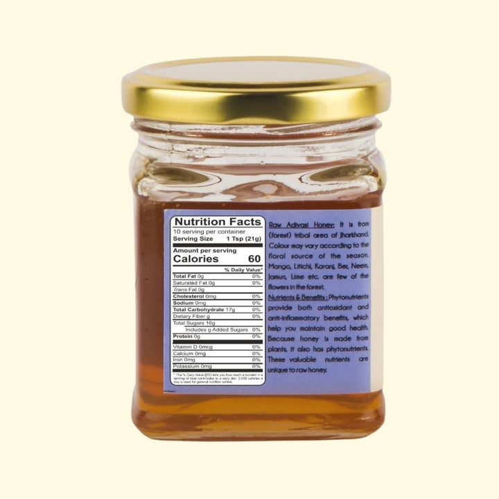 Organic Raw Adivasi Honey | Unprocessed | Chemical-Free | Boost Immunity