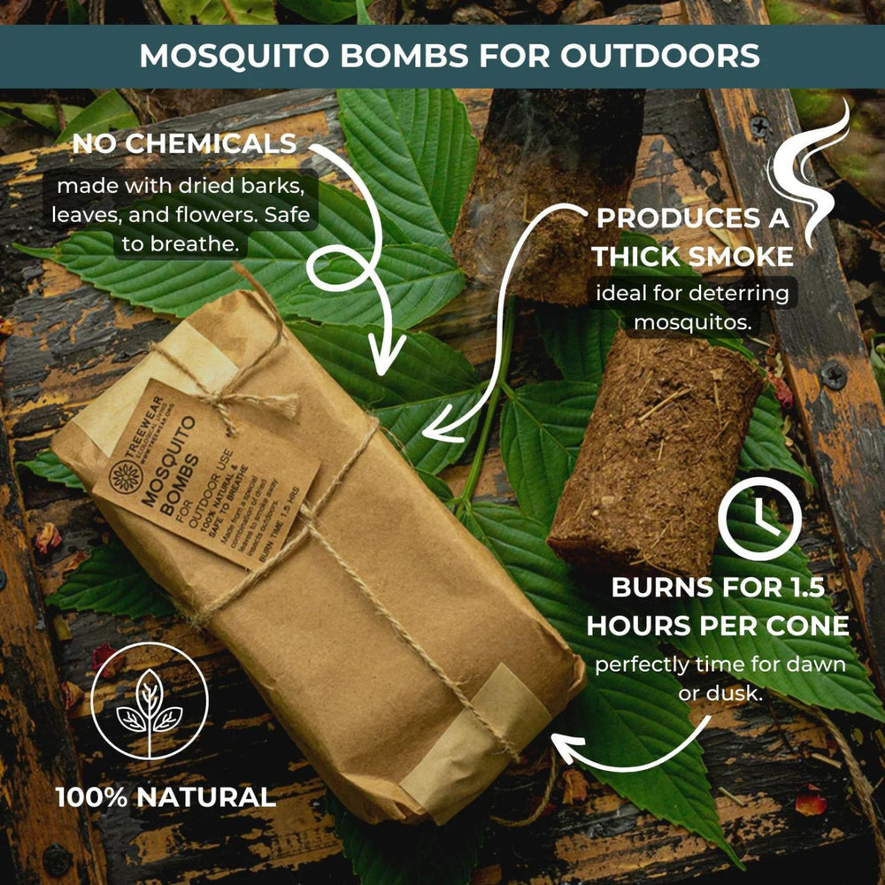 Mosquito Repellent Bombs | Natural | Suitable For Semi-Outdoor Area | Pack Of 3