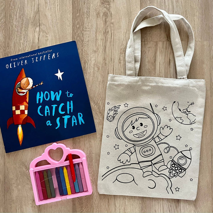 Little Space Explorer Tote Bag | DIY Activity | Birthday Return Gift | Eco-Friendly