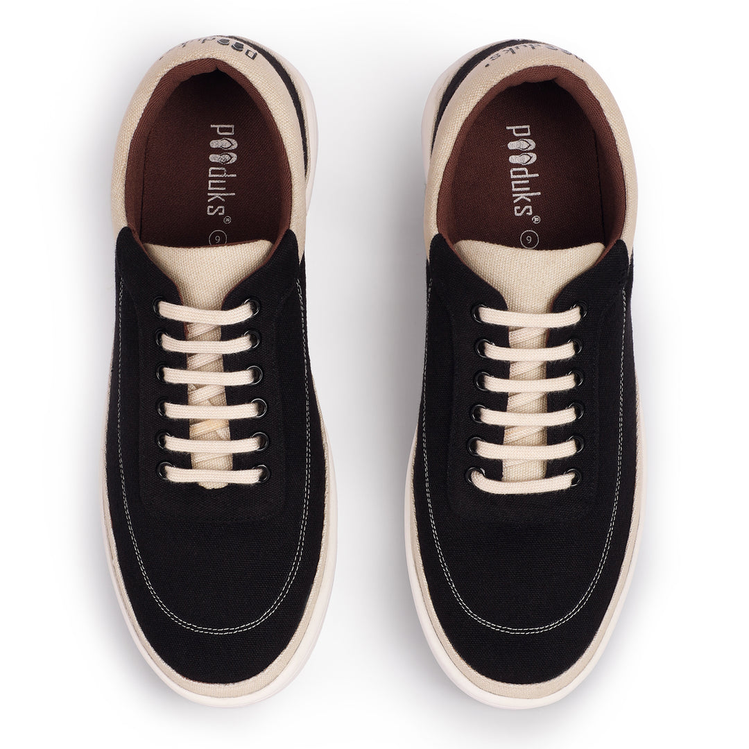 Anti-Skid Sneakers | Step Out With Green and Eco-Friendly Attitude | Black