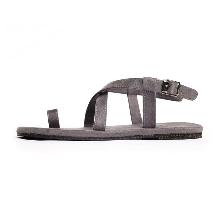 Sky Grey Super Classy Flat Sandal For Men | Consciously Crafted by Hands