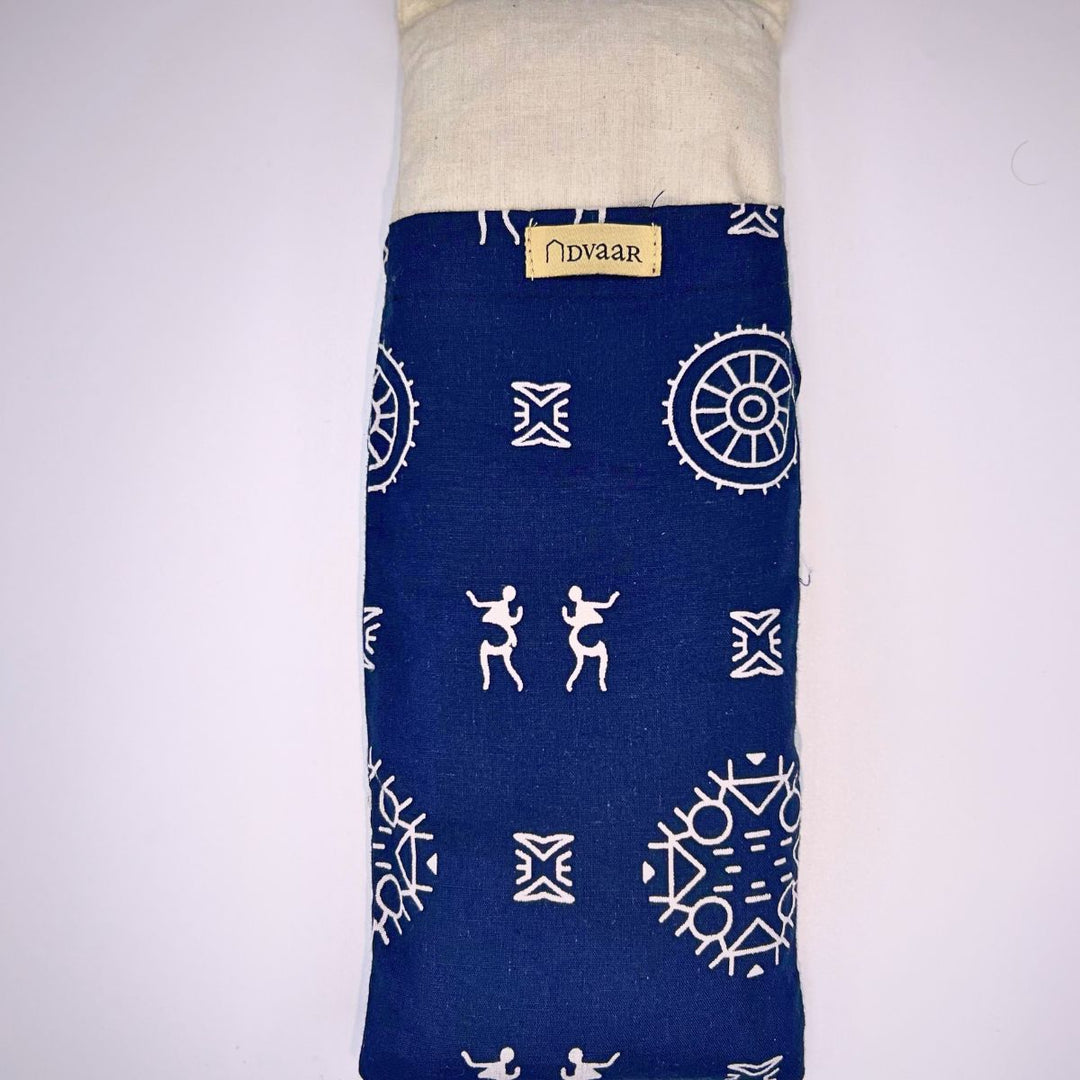 Eye Pillow | Relaxation | Detox Essentials | Buckwheat Hull Filling | Navy Blue 