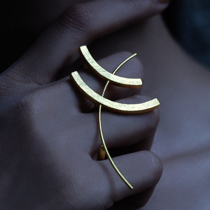 Women Ring | Gold Finish Jewellery | Made of Brass | Stylish and Contemporary 