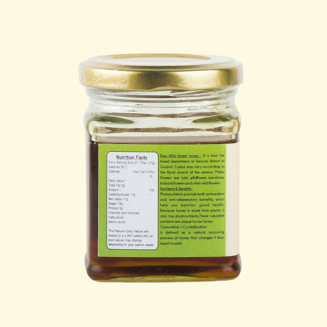 Organic Wild Forest Honey | Chemical Free | Unpasteurized | Anti-Inflammatory