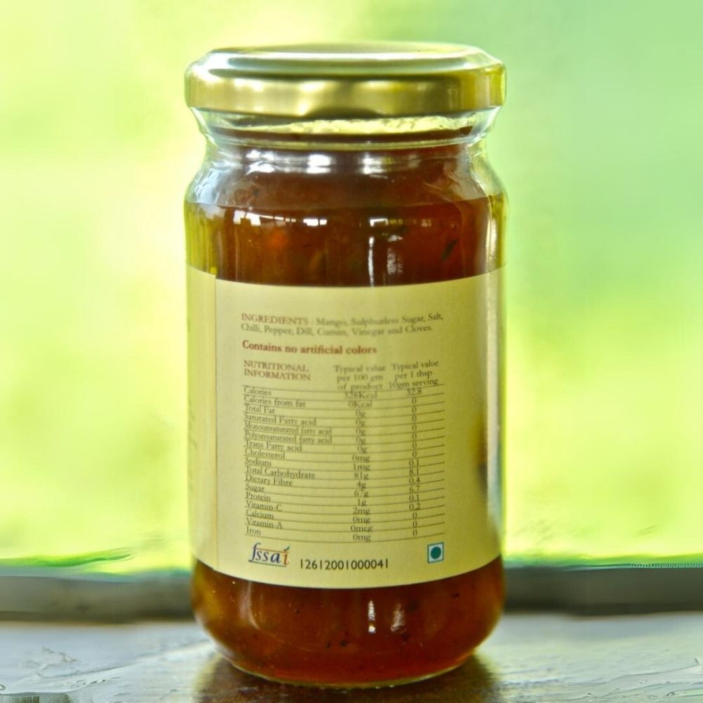 Mango Chutney | Sweet And Tangy Flavour | Fresh From Himalayan Farm | 250 GM Bottle 