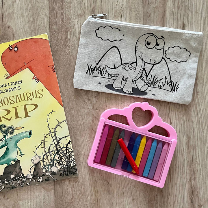 Little Dinosaur Pouch Bag | DIY Activity | Birthday Return Gift | Eco-Friendly