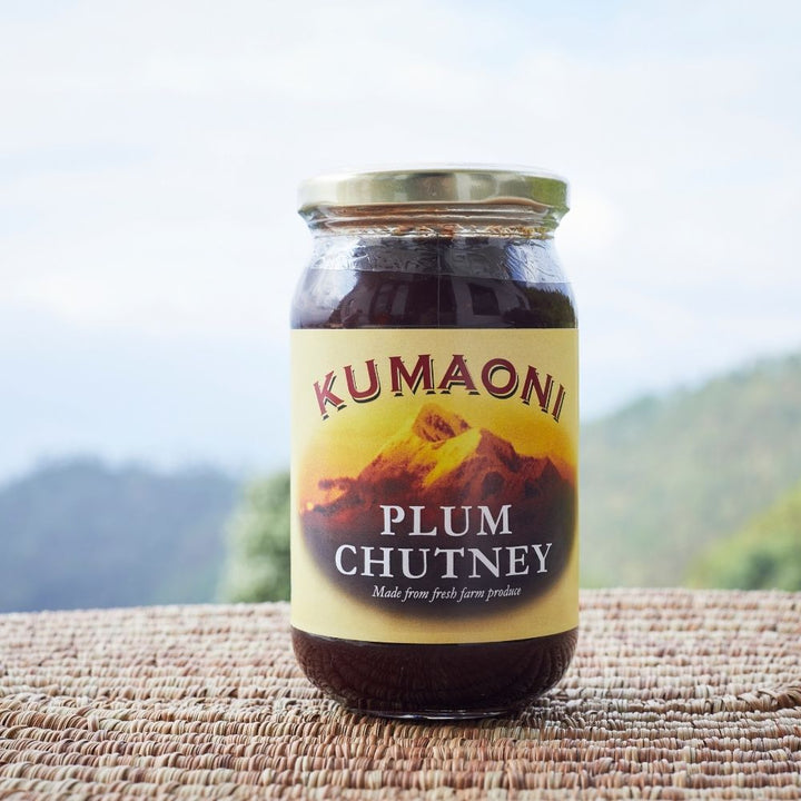 Fresh Plum Chutney | Great Condiment for Tangy Flavour | Himalayan Farm Produce | Organic & Pure | 250 GM Bottle