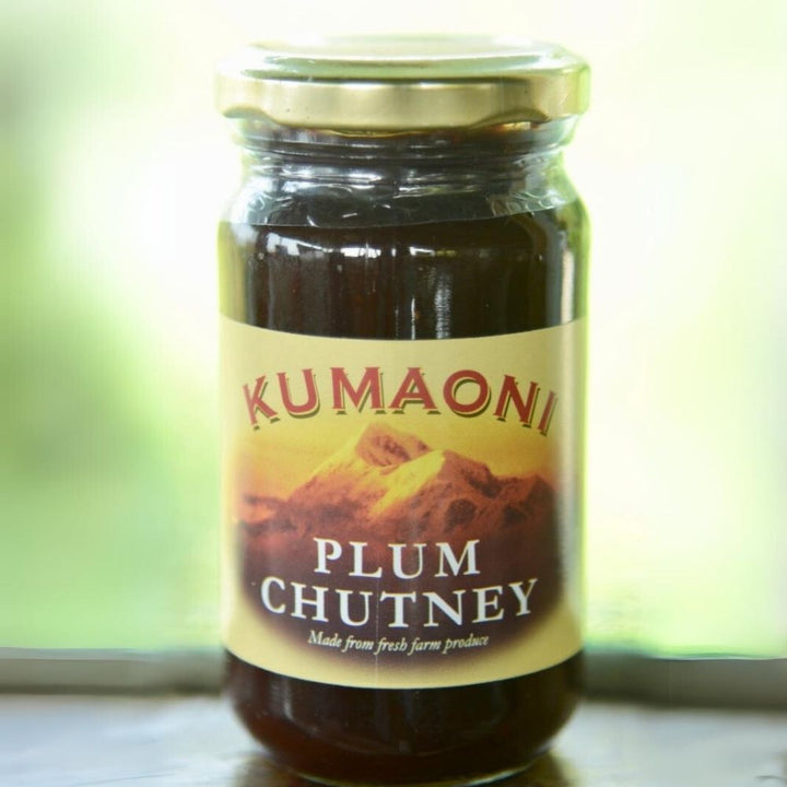 Fresh Plum Chutney | Great Condiment for Tangy Flavour | Himalayan Farm Produce | Organic & Pure | 250 GM Bottle