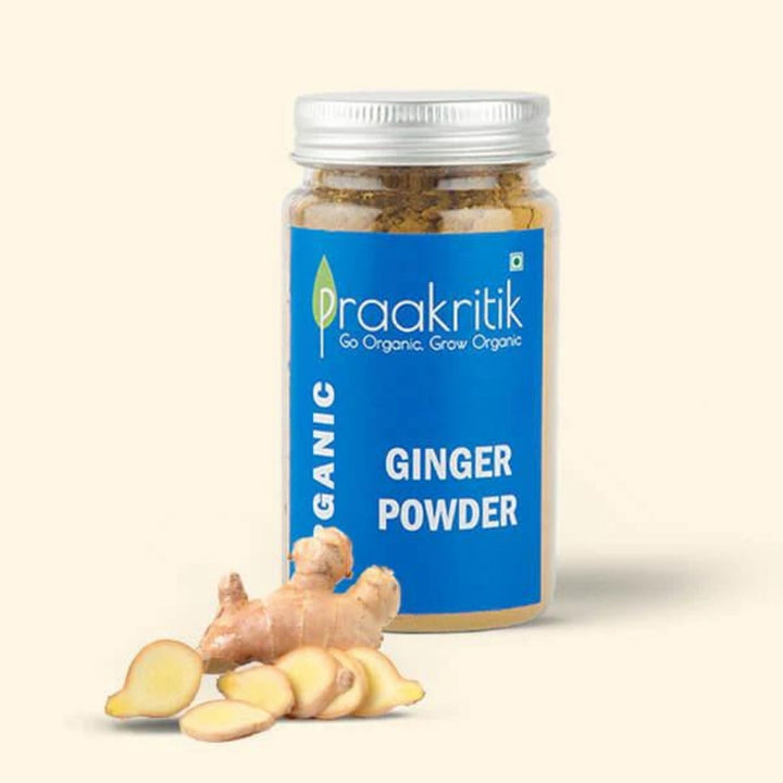 Organic Ginger Powder | Sundried Ginger Root | Pungent & Spicy Aroma | 100 GM