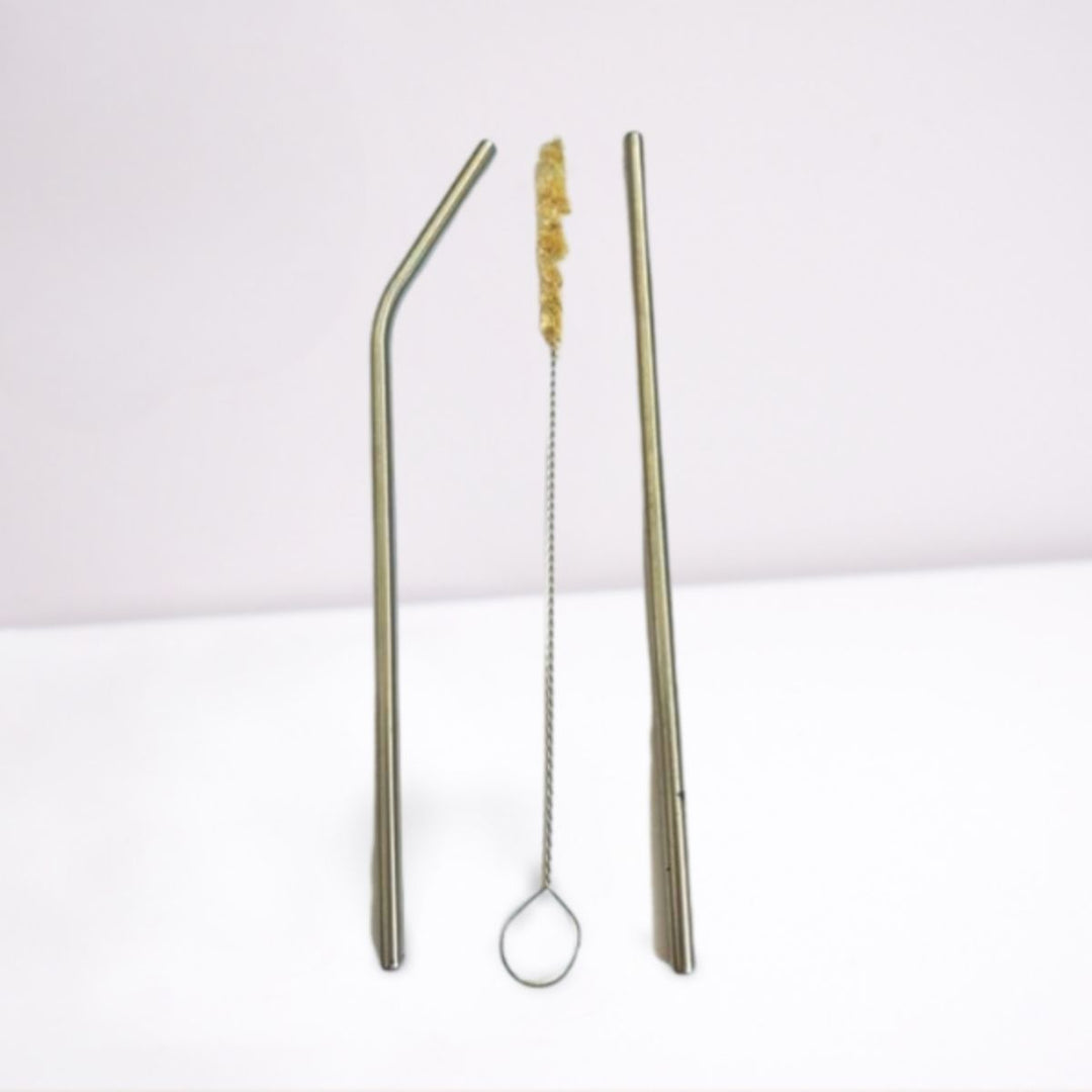 Brass Straws With Sisal Fibre cleaner 