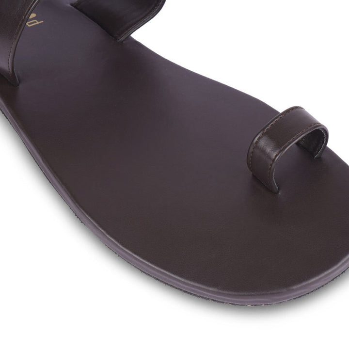 Comfy Black Flat Sandal for Men | Sharp & Timeless Design | Eco Conscious