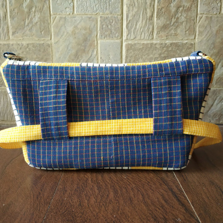 Quirky Blue & Mustard Fanny Pack | Stylish & Functional