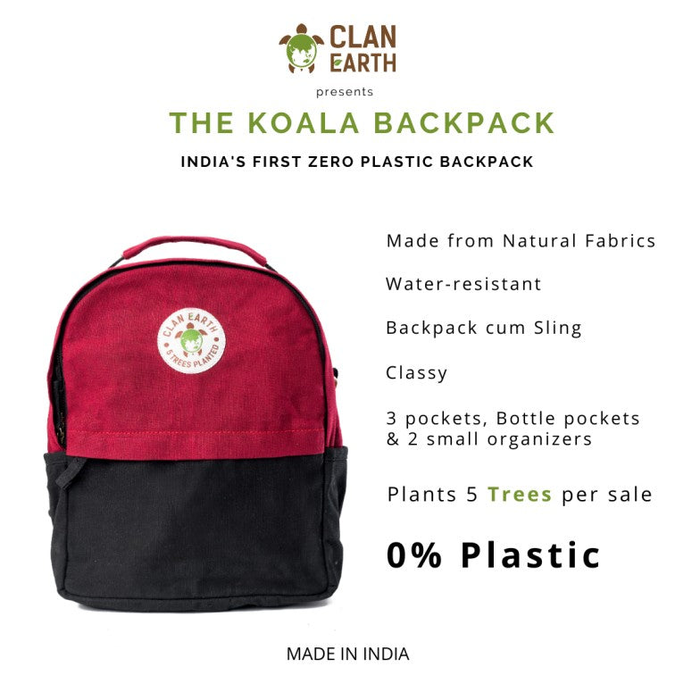 Koala Backpack | Live Your Life Outdoors in Nature & with Nature-Friendly Bag