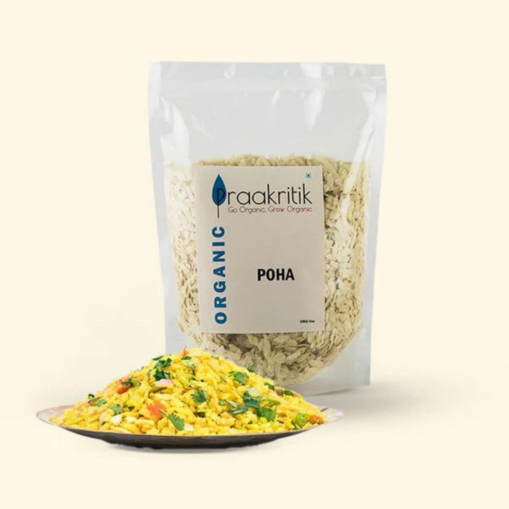 Organic Poha (Flattened Rice) | Guilt-Free Wholesome Meal | Pack Of 500 GM