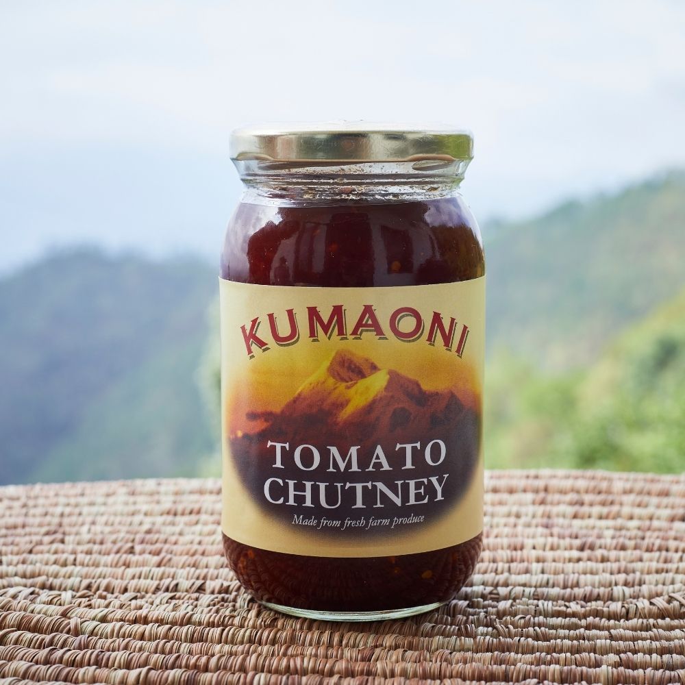 Tangy Tomato Chutney | A Great Condiment | Fresh From Himalayan Farm | Tangy and Sweet Flavour | 250 GM Bottle 