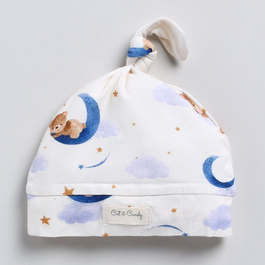 Teddy Dreamland Ultra Soft Baby Beanie/Hat | 100% Cotton | Unisex