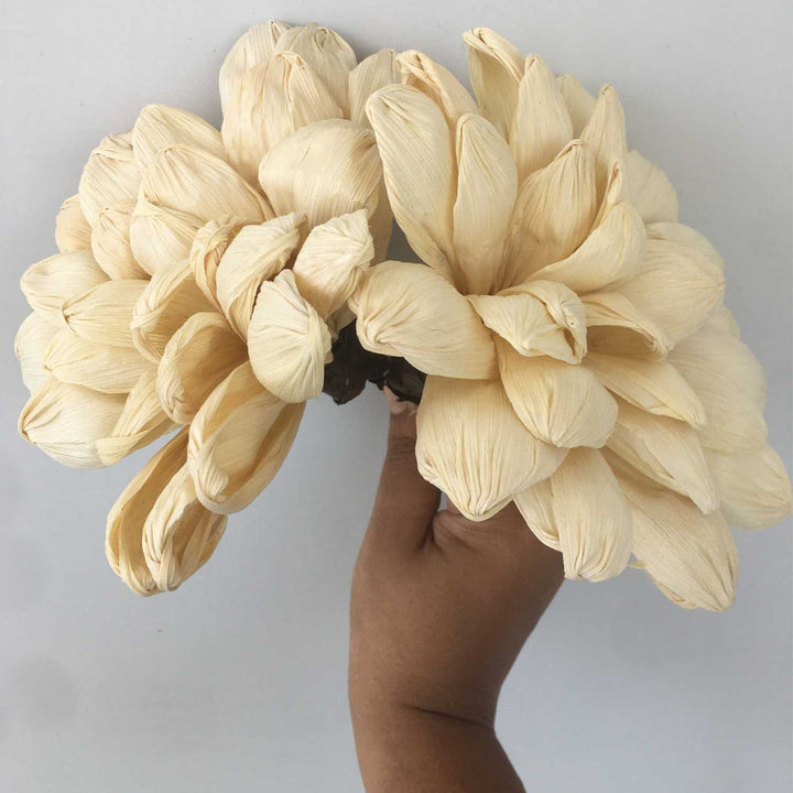 Dried Corn Husk Flower, Dried Flower, Home Decoration, Gifting